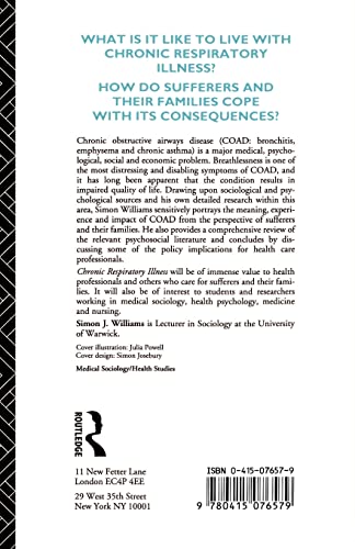 Chronic Respiratory Illness (The Experience of Illness)