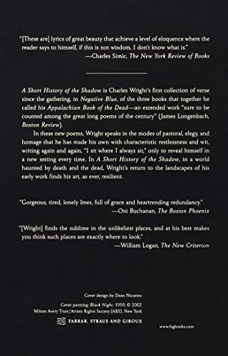 A Short History of the Shadow: Poems