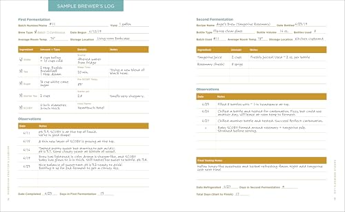 Kombucha Crafter's Logbook: A Journal to Track and Record Your Kombucha Home Brews