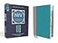 NIV Study Bible, Fully Revised Edition (Study Deeply. Believe Wholeheartedly.), Leathersoft, Teal/Gray, Red Letter, Thumb Indexed, Comfort Print