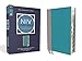 NIV Study Bible, Fully Revised Edition (Study Deeply. Believe Wholeheartedly.), Leathersoft, Teal/Gray, Red Letter, Thumb Indexed, Comfort Print