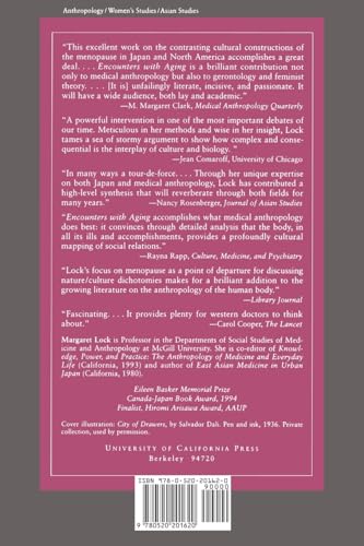 Encounters with Aging: Mythologies of Menopause in Japan and North America