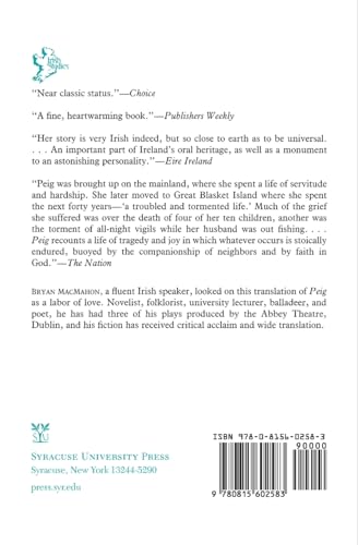 Peig: The Autobiography of Peig Sayers of the Great Blasket Island (Irish Studies)