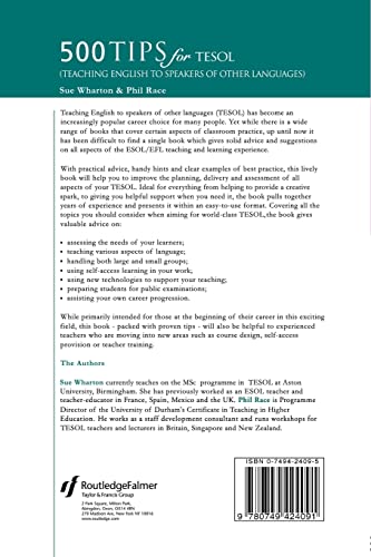 500 Tips for TESOL Teachers — back cover