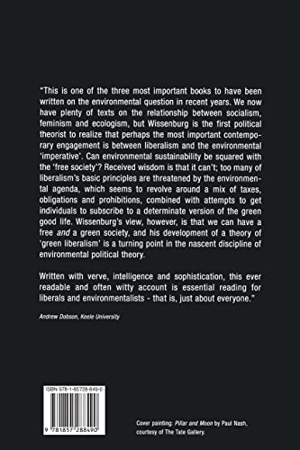 Green Liberalism: The Free And The Green Society