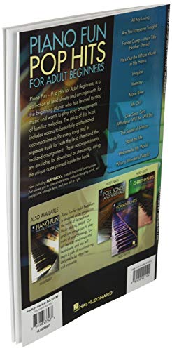 Piano Fun-Pop Hits For Adult Beginners Book/Audio Online