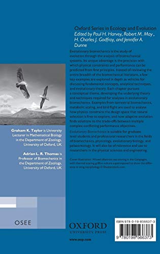 Evolutionary Biomechanics (Oxford Series in Ecology and Evolution)