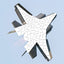 Brain Games - Sticker by Number: America's Top Gun Fighter Planes (28 Images to Sticker)