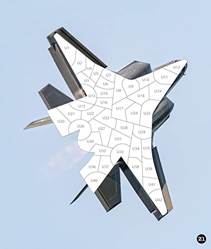 Brain Games - Sticker by Number: America's Top Gun Fighter Planes (28 Images to Sticker)