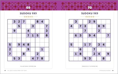 The Logic Puzzle Book for Teens: 100 Challenging Brain Games and Puzzles