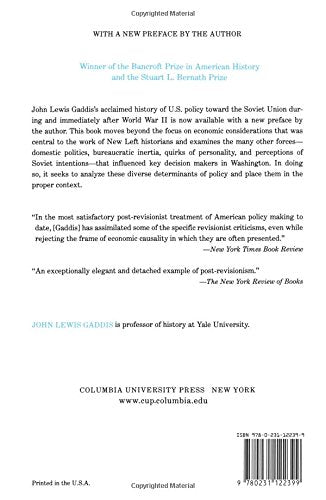 The United States and the Origins of the Cold War, 1941-1947 (Columbia Studies in Contemporary American History)