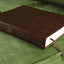 NIV, Journal the Word Bible (Perfect for Note-Taking), Double-Column, Leathersoft, Brown, Red Letter, Comfort Print: Reflect, Take Notes, or Create Art Next to Your Favorite Verses