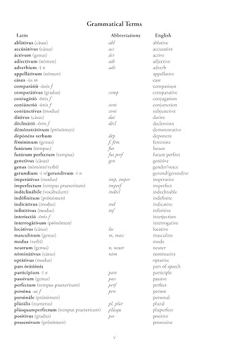 Glossarium: Pars I (Lingua Latina)