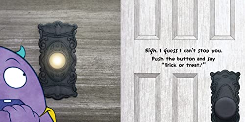 Don't Push the Button! A Halloween Treat: A Spooky Fun Interactive Book For Kids