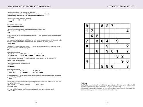Mensa 10-Minute Brain Teasers: Brain-Training Tips, Logic Tests, and Puzzles to Exercise Your Mind (Mensa Brilliant Brain Workouts)
