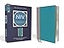 NIV Study Bible, Fully Revised Edition (Study Deeply. Believe Wholeheartedly.), Leathersoft, Teal/Gray, Red Letter, Comfort Print