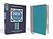 NIV Study Bible, Fully Revised Edition (Study Deeply. Believe Wholeheartedly.), Leathersoft, Teal/Gray, Red Letter, Comfort Print