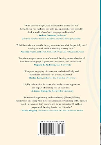 Song Without Words: Discovering My Deafness Halfway through Life (A Merloyd Lawrence Book)