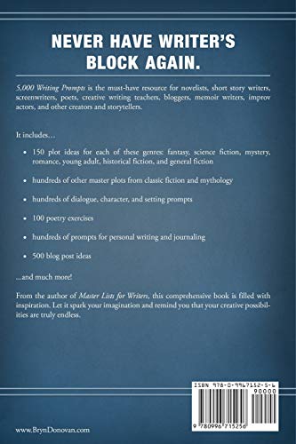 5,000 WRITING PROMPTS: A Master List of Plot Ideas, Creative Exercises, and More