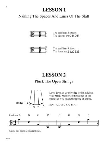 The ABCs of Viola for the Absolute Beginner, Book 1 (Book & MP3/PDF)