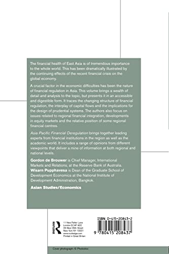 Asia-Pacific Financial Deregulation (PAFTAD (Pacific Trade and Development Conference Series))