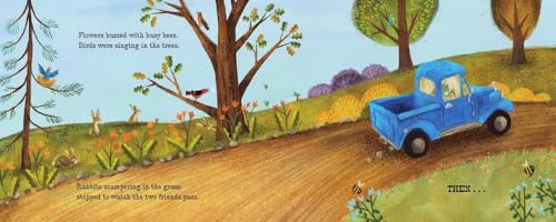 Little Blue Truck and Racer Red: A Fun Picture Book About Race Cars, Friendship, and Trying Your Best for Children (Ages 4-8)