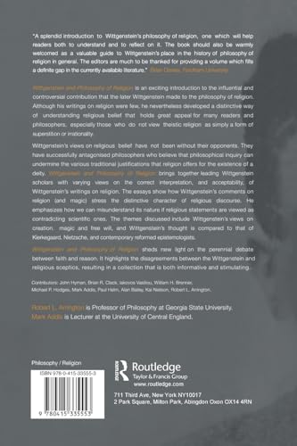 Wittgenstein and Philosophy of Religion