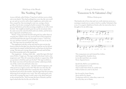 A Year in Story and Song: A Celebration of the Seasons