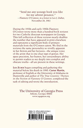 The Presence of Grace and Other Book Reviews by Flannery O'Connor