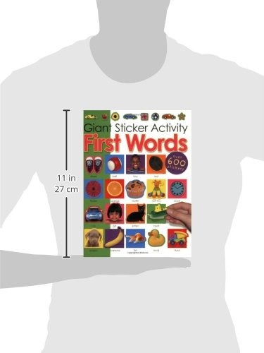 Giant Sticker Activity First Words