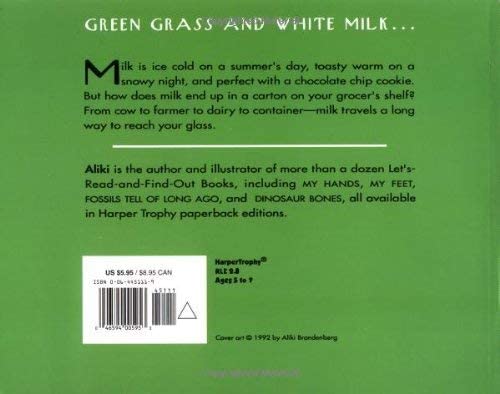 Milk: From Cow to Carton (Let's-Read-and-Find-Out Book)