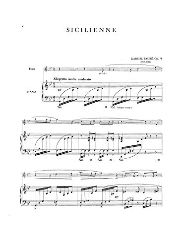 Sicilienne, Op. 78: Part(s) (Kalmus Edition)