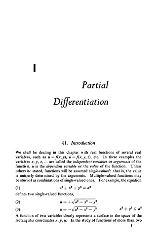 Advanced Calculus