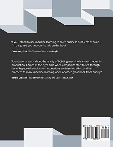 Machine Learning Engineering — back cover