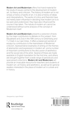 Modern Art And Modernism: A Critical Anthology (Icon Editions)