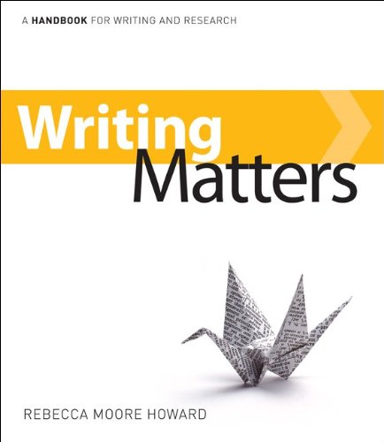 Writing Matters with Connect Composition (SEALWORKS) Plus Access Card