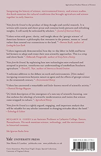 Notes from the Ground: Science, Soil, & Society in the American Countryside (Yale Agrarian Studies Series)