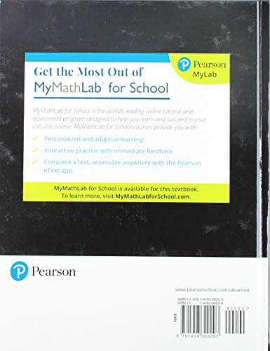 ADVANCED PLACEMENT CALCULUS GRAPHICAL NUMERICAL ALGEBRAIC SIXTH EDITION HIGH SCHOOL BINDING COPYRIGHT 2020