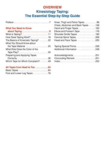 Kinesiology Taping The Essential Step-By-Step Guide: Taping for Sports, Fitness and Daily Life - 160 Conditions and Ailments