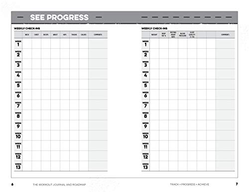 The Workout Journal and Roadmap: Track. Progress. Achieve.