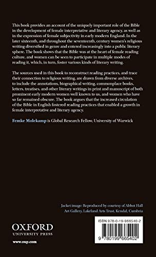 Women and the Bible in Early Modern England: Religious Reading and Writing