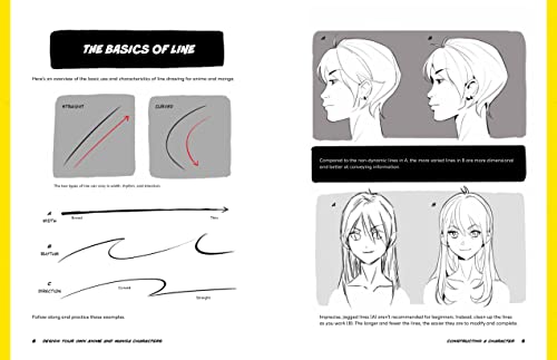 Design Your Own Anime and Manga Characters: Step-by-Step Lessons for Creating and Drawing Unique Characters - Learn Anatomy, Poses, Expressions, Costumes, and More