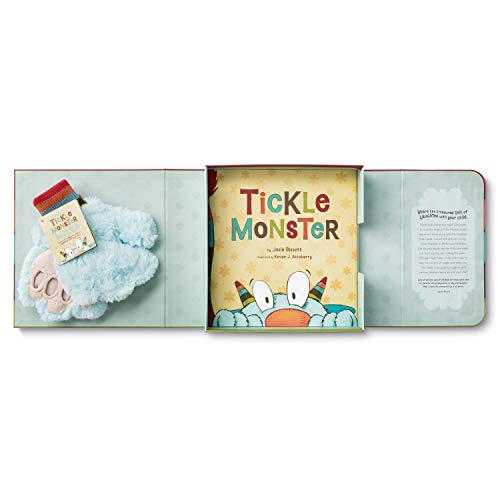 Tickle Monster Laughter Kit - Includes the Tickle Monster book and fluffy mitts for reading aloud and tickling!