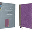 NIV, Thinline Bible, Giant Print, Leathersoft, Gray/Purple, Red Letter, Comfort Print