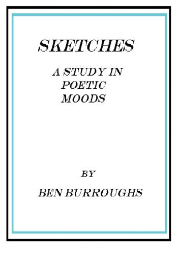 Sketches: A Study In Poetic Moods
