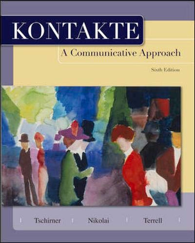 Kontakte: A Communicative Approach (Student Edition)