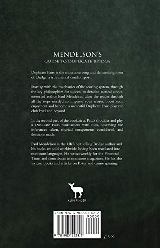 Mendelson's Guide to Duplicate Bridge