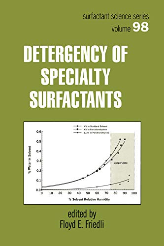 Detergency of Specialty Surfactants (Surfactant Science)