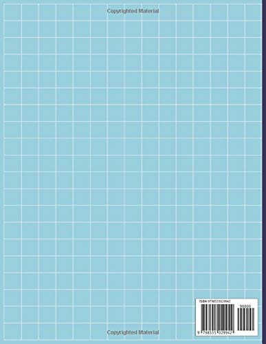 Graph Paper for Multiplication: Math Large Graph Paper notebook for kids 1/2 inch squares - Math Composition Book for Elementary School Student