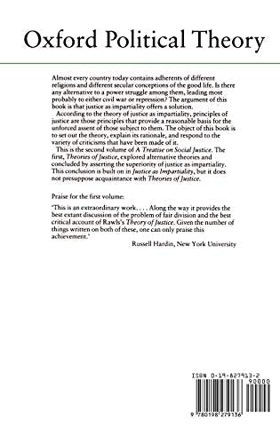 Justice As Impartiality (Oxford Political Theory)